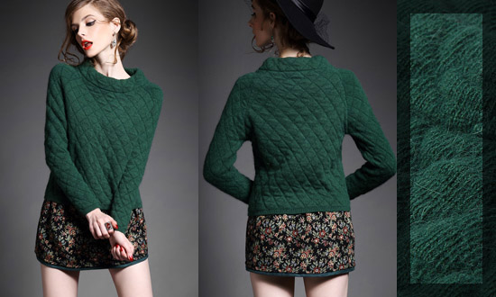 sh02_4246 반 터들넥 니트 스웨터+허리주름 꽃무늬 치마바지 set . 수입명품스타일여성의류